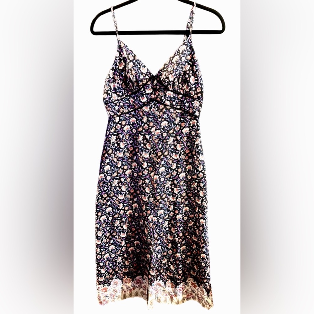 Gilli Women’s Mandy Black Multi Floral Midi Dress